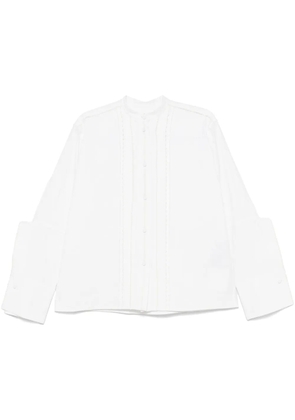 Jil Sander pintuck-detailed shirt - White