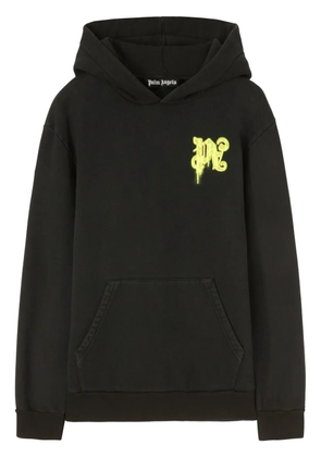 Palm Angels Thinking Pencil cotton hoodie - Black