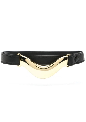 Déhanche Brancusi leather belt - Black