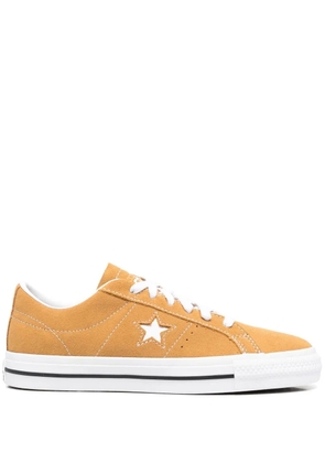Converse star-patch low-top sneakers - Yellow