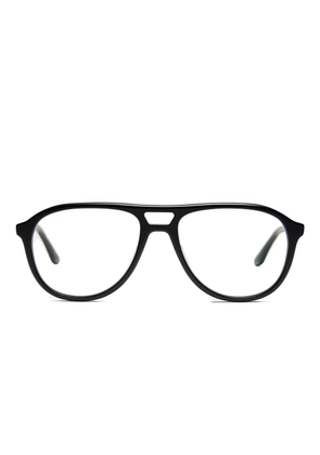 Peter And May acetate pilot-frame glasses - Black