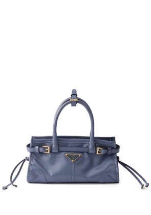 Prada Bonnie leather tote bag - Blue