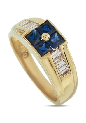 LB Exclusive diamond and sapphire ring - Gold