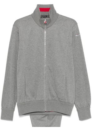 Kiton logo-embroidered tracksuit - Grey