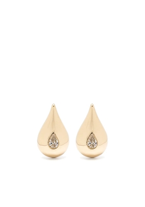 Mateo 14kt yellow gold diamonds teardrop-shaped earrings
