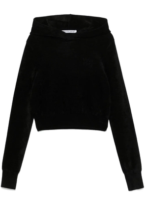 Alexander Wang cropped hoodie - Black