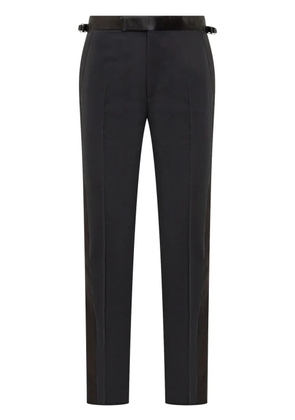 TOM FORD wool tapered trousers - Blue