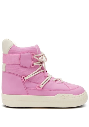 Moon Boot Park logo-print boots - Pink