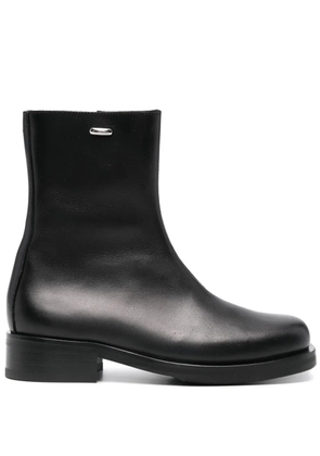 OUR LEGACY leather boots - Black