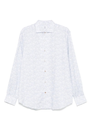 Mazzarelli floral-print shirt - Blue