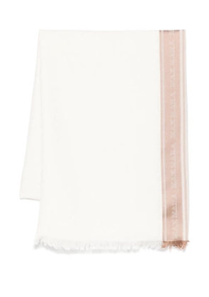 Max Mara Madre scarf - White