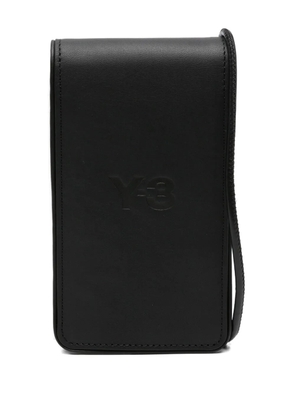 Y-3 embossed-logo cardholder - Black