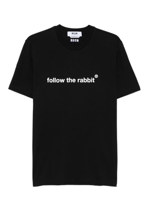 MSGM graphic-print T-shirt - Black