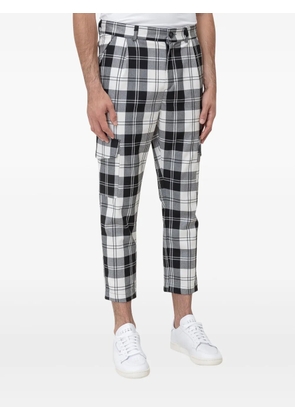 MTL STUDIO checked trousers - Black