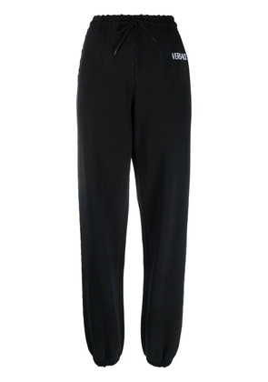 Versace logo-print track pants - Black