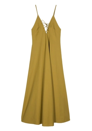 Forte Forte cotton poplin maxi dress - Green