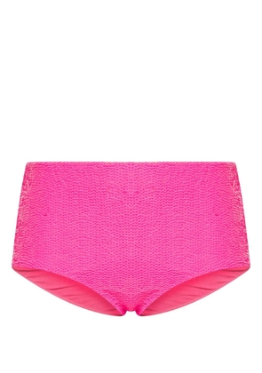 P.A.R.O.S.H. sequined high-waisted bikini bottoms - Pink