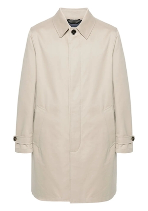 Brioni cotton coat - Neutrals