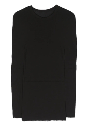 Issey Miyake fringed fine-knit top - Brown