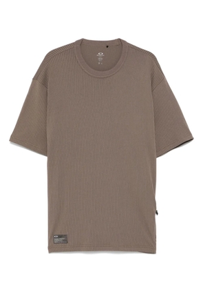 Oakley ribbed T-shirt - Brown