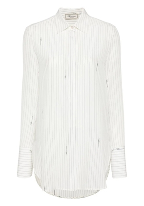 Blumarine pinstriped shirt - White