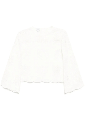 Giambattista Valli round-neck top - White