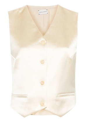 Magda Butrym silk waistcoat - Neutrals
