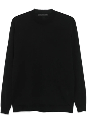 Low Brand fine-knit sweater - Black