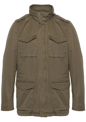 Herno Tigri cotton military jacket - Green