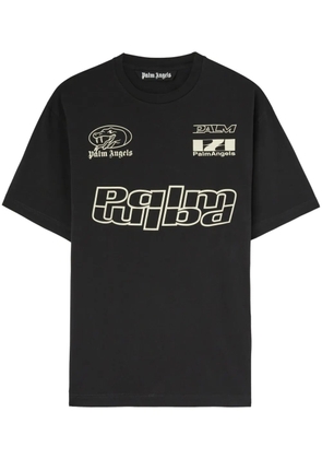 Palm Angels logo-print T-shirt - Black