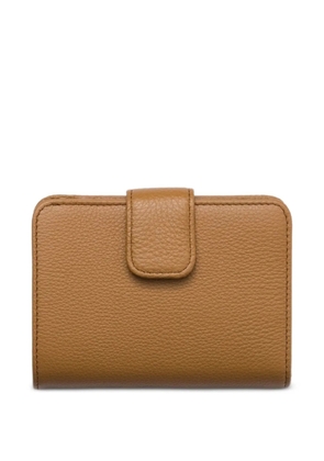 Prada small textured wallet - Brown