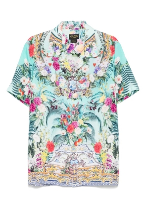 Camilla floral-print shirt - Blue