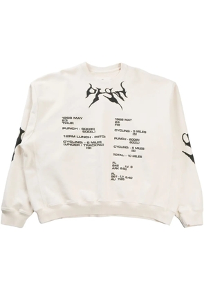 D-R-G-N cotton sweatshirt - Neutrals