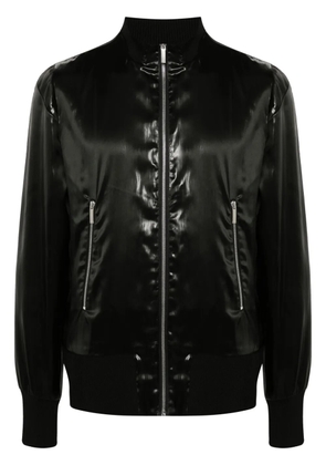 SAPIO ciré-effect jacket - Black