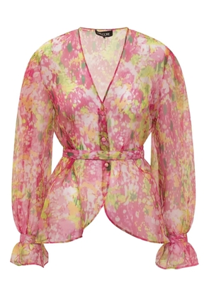 Del Core floral-print blouse - Pink