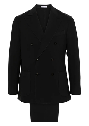 Boglioli double-breasted wool suit - Black