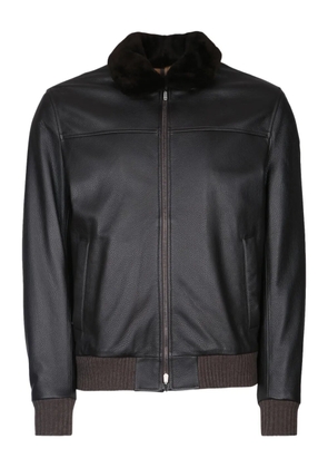 Cesare Attolini zip-fastening jacket - Brown