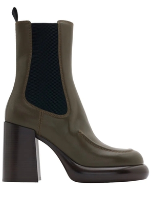 Burberry 95mm Wedge Chelsea boots - Green