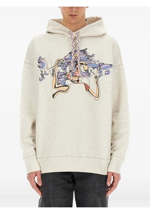 MARANT graphic hoodie - Grey