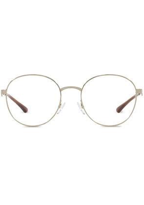 Emporio Armani round-frame glasses - Gold