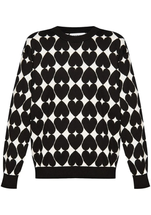 Moschino intarsia-knit jumper - Black