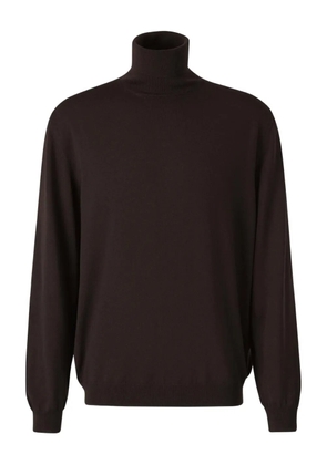 Zanone roll-neck jumper - Brown