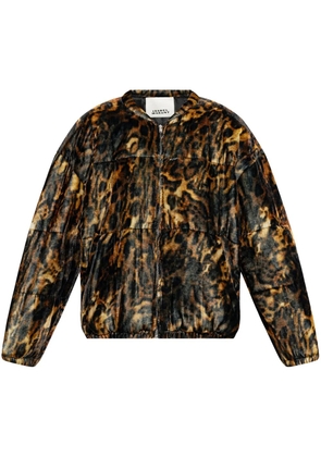 ISABEL MARANT Delima bomber jacket - Brown