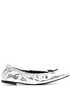 Cecilie Bahnsen Orbella ballet flats - Silver