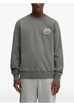 Filling Pieces embroidered-patch sweatshirt - Grey
