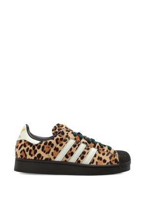 adidas Superstar II leopard-print sneakers - Brown