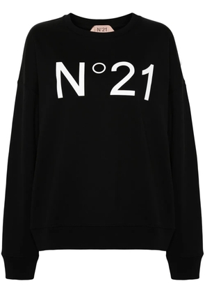 Nº21 logo-print sweatshirt - Black