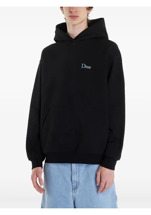 dime small-logo hoodie - Black