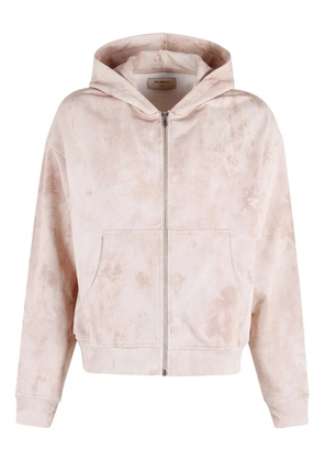 RETERNITY Déliria zip-up hoodie - Neutrals
