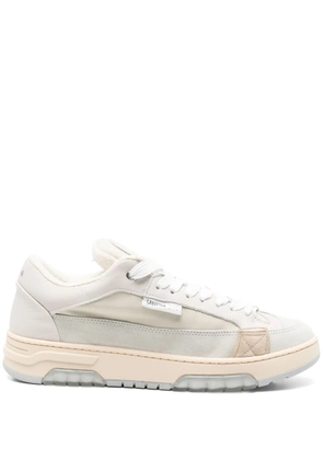 SANTHA panelled sneakers - Neutrals